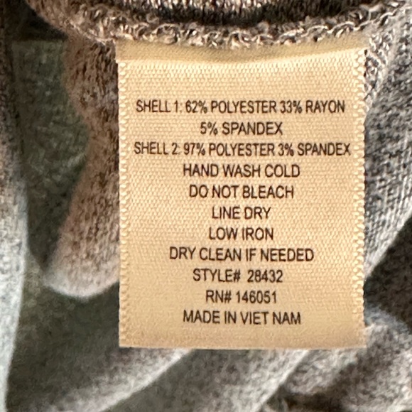 Monteau Los Angeles Lightweight Long Sleeve Sweater Collar Side Ruffle Teen L - Picture 6 of 8